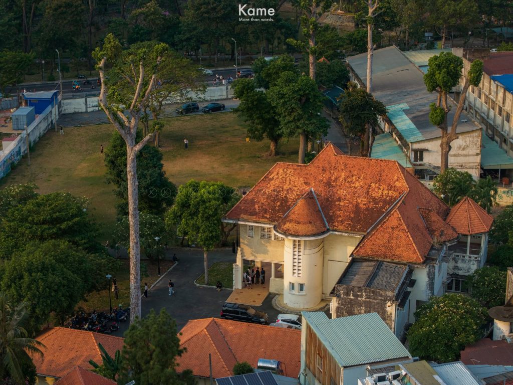 Villa 275 Hoàng Văn Thụ toàn cảnh flycam 2